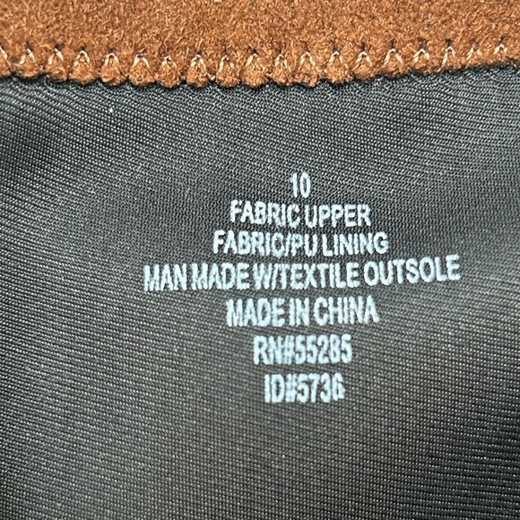 Express Brown Suede Sock Booties Size 10 - Picture 9 of 10